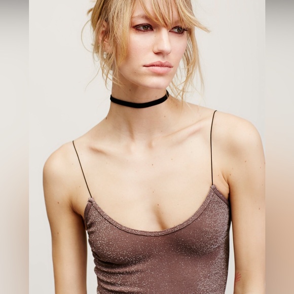 NEW! Free People Seamless Skinny
Strap Sparkle Brami - Picture 11 of 12